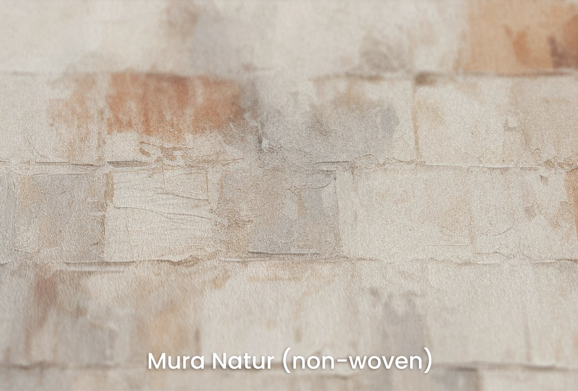 Zbliżenie na artystyczną fototapetę o nazwie Neutral Harmony #2 na podłożu Mura Natur (non-woven) - naturalne i ekologiczne podłoże.