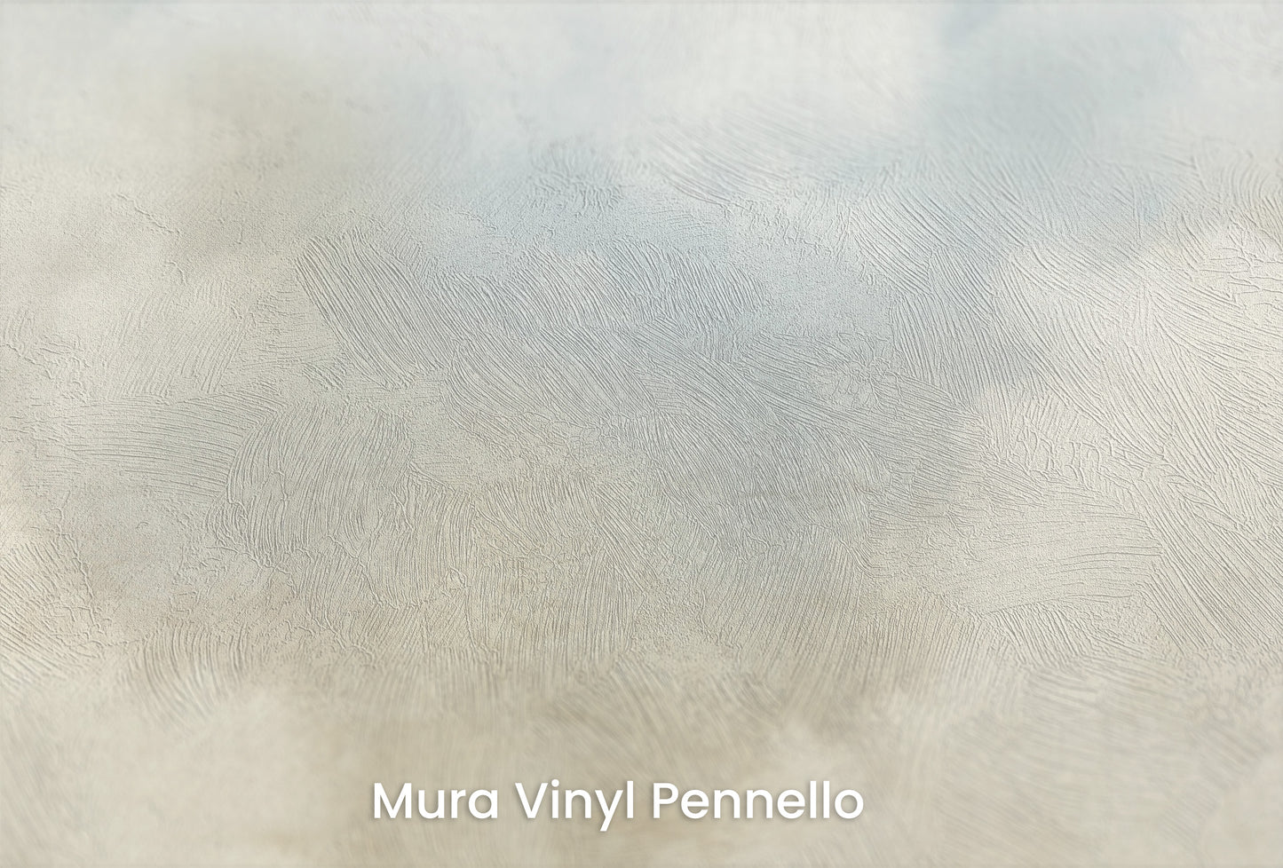 Zbliżenie na artystyczną fototapetę o nazwie SOFT SKIES INFINITY na podłożu Mura Vinyl Pennello - faktura pociągnięć pędzla malarskiego.