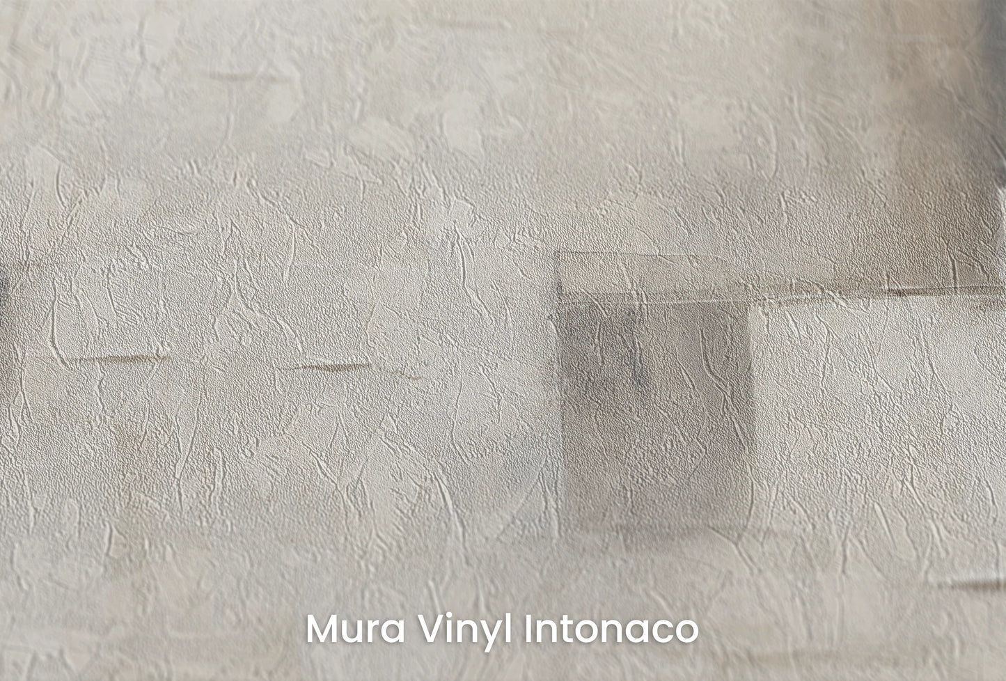 Zbliżenie na artystyczną fototapetę o nazwie Abstract Calm #2 na podłożu Mura Vinyl Intonaco - struktura tartego tynku.