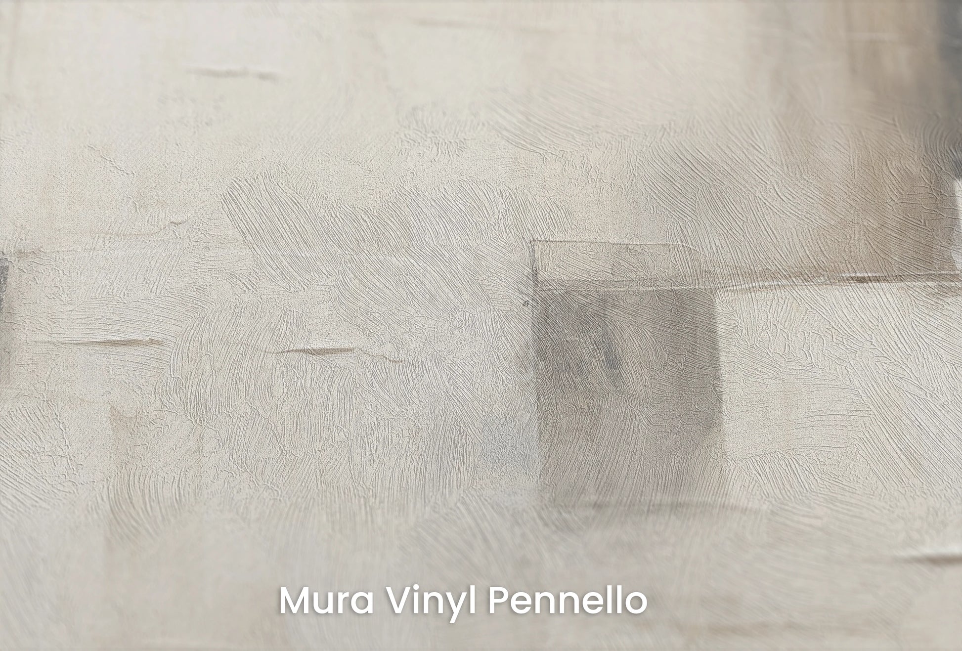 Zbliżenie na artystyczną fototapetę o nazwie Abstract Calm #2 na podłożu Mura Vinyl Pennello - faktura pociągnięć pędzla malarskiego.