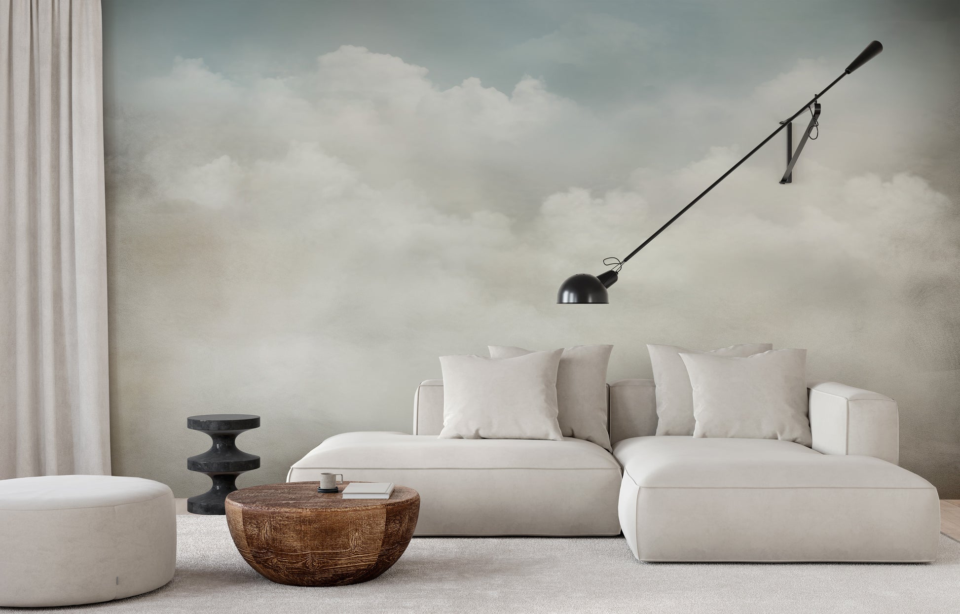 Fototapeta o nazwie COTTON CLOUD DREAMSCAPE użyta w aranzacji wnętrza.