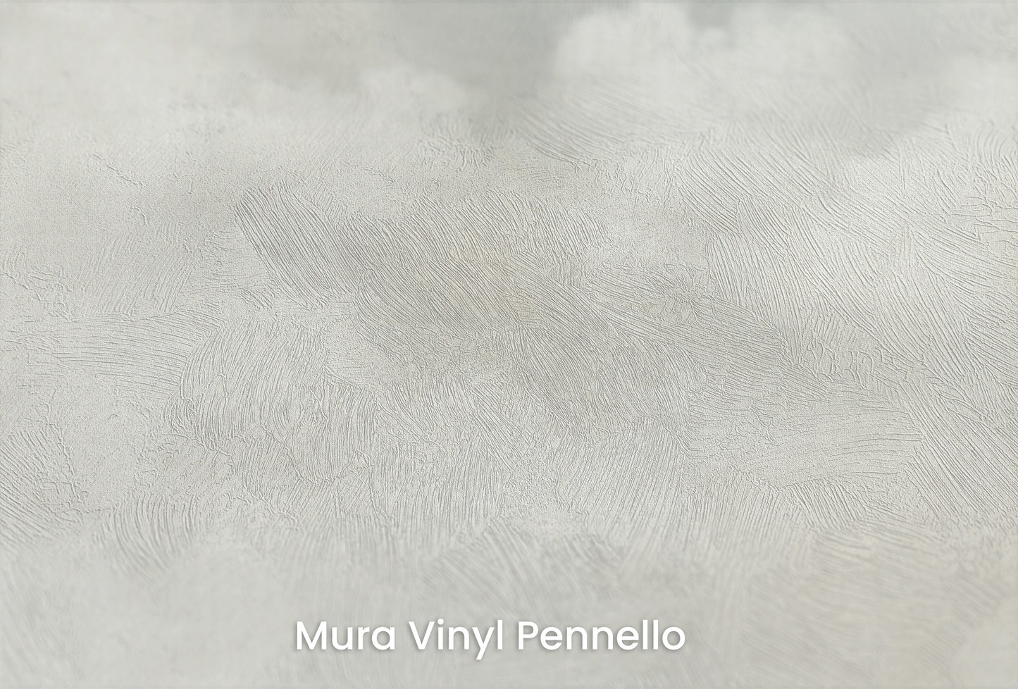 Zbliżenie na artystyczną fototapetę o nazwie COTTON CLOUD DREAMSCAPE na podłożu Mura Vinyl Pennello - faktura pociągnięć pędzla malarskiego.