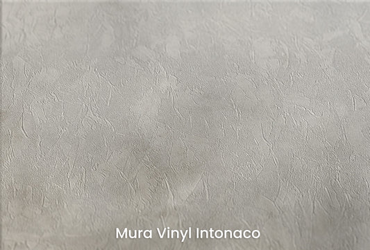 Zbliżenie na artystyczną fototapetę o nazwie MYSTICAL FOG MURAL na podłożu Mura Vinyl Intonaco - struktura tartego tynku.