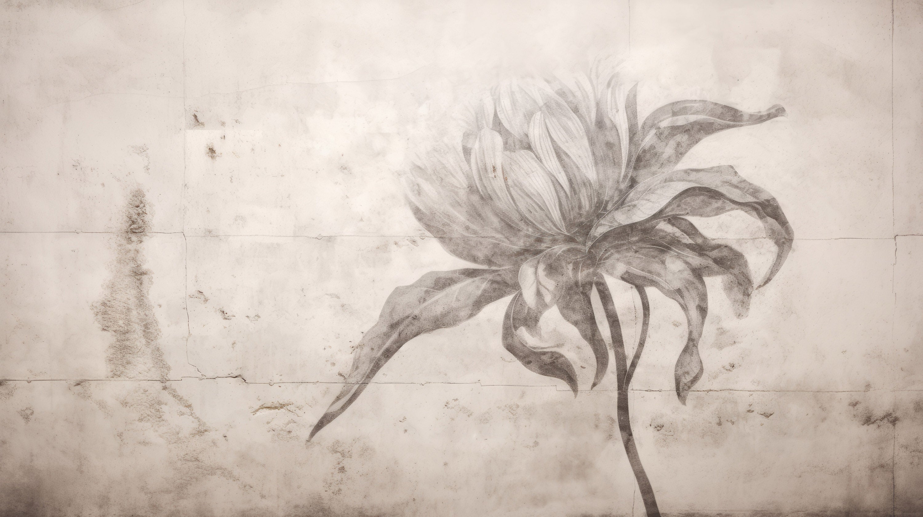 Podgląd wzoru: Prezentacja całego wzoru fototapety o nazwie ETHEREAL FLEUR