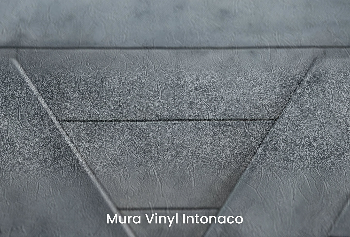 Zbliżenie na artystyczną fototapetę o nazwie Vertex Vision na podłożu Mura Vinyl Intonaco - struktura tartego tynku.