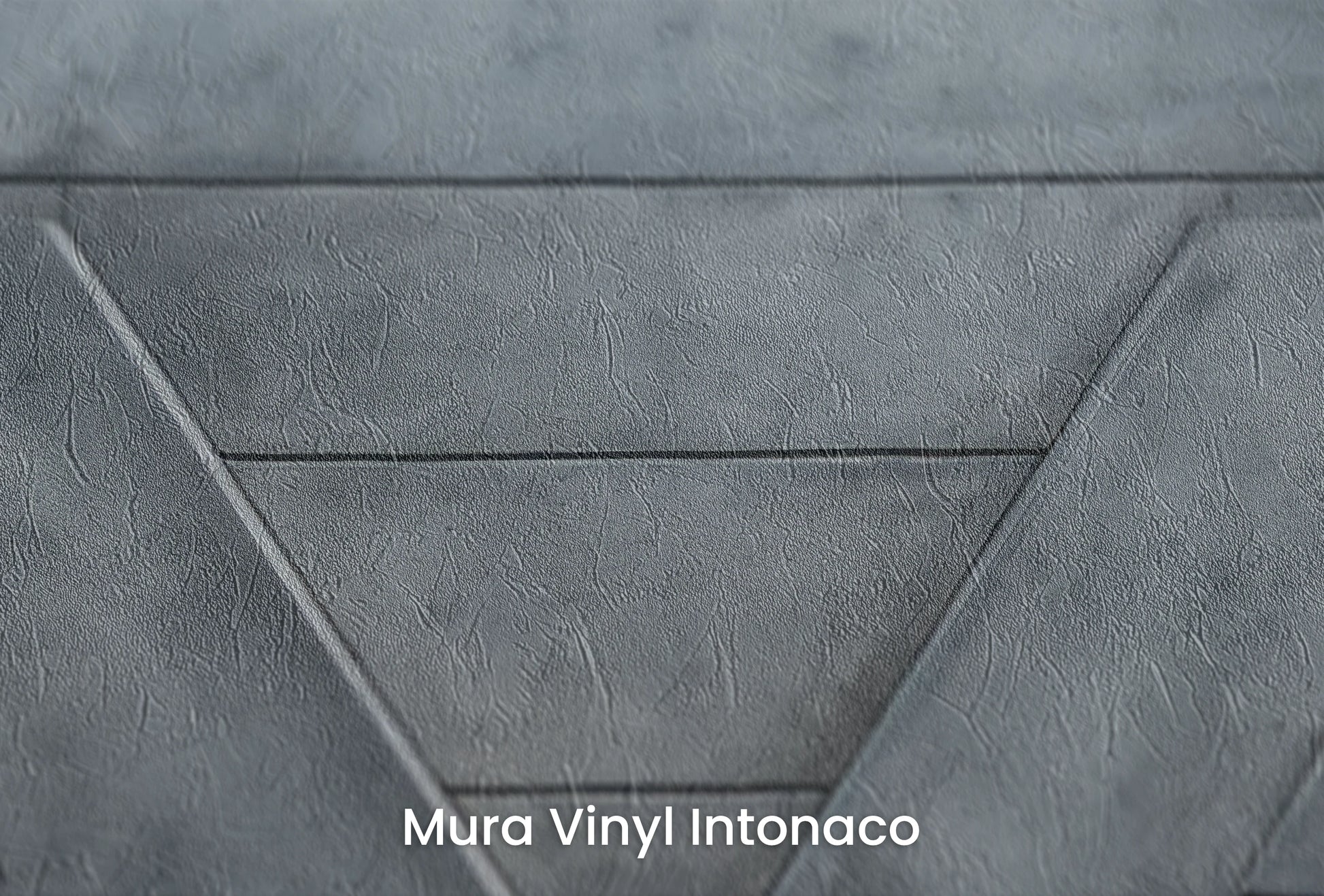 Zbliżenie na artystyczną fototapetę o nazwie Vertex Vision na podłożu Mura Vinyl Intonaco - struktura tartego tynku.
