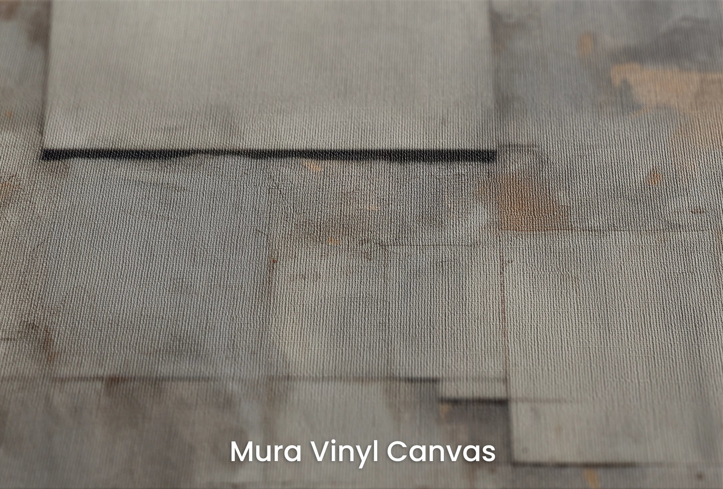 Zbliżenie na artystyczną fototapetę o nazwie Neutral Harmony #3 na podłożu Mura Vinyl Canvas - faktura naturalnego płótna.