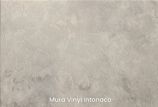 Zbliżenie na artystyczną fototapetę o nazwie MARBLE SKIES na podłożu Mura Vinyl Intonaco - struktura tartego tynku.