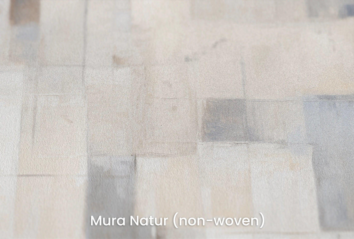 Zbliżenie na artystyczną fototapetę o nazwie Abstract Calm na podłożu Mura Natur (non-woven) - naturalne i ekologiczne podłoże.
