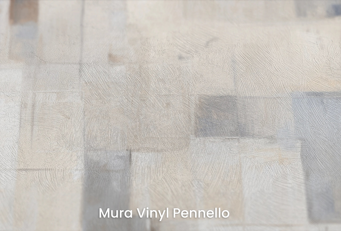 Zbliżenie na artystyczną fototapetę o nazwie Abstract Calm na podłożu Mura Vinyl Pennello - faktura pociągnięć pędzla malarskiego.