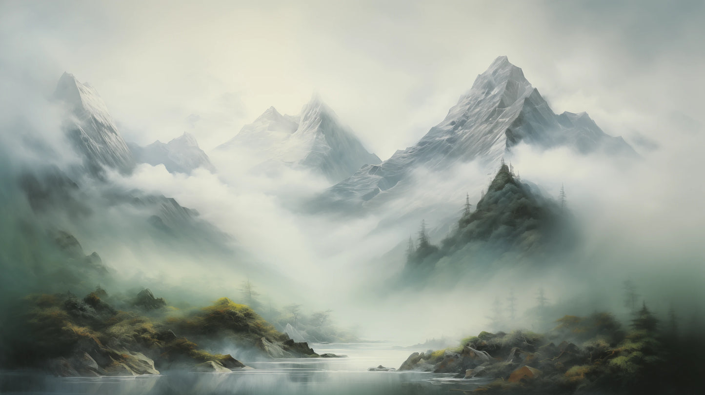 Prezentacja całego wzoru fototapety o nazwie Enchanted Valley