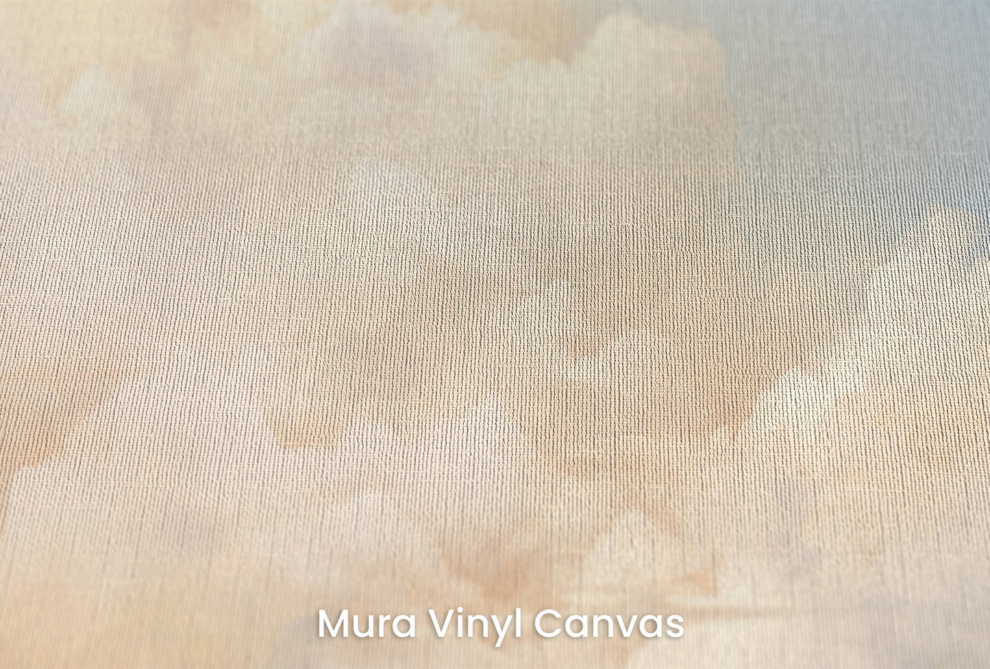 Zbliżenie na artystyczną fototapetę o nazwie CELESTIAL AMBER CASCADE na podłożu Mura Vinyl Canvas - faktura naturalnego płótna.