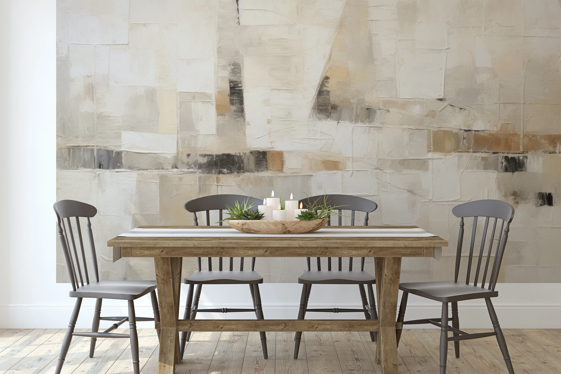 Fototapeta o nazwie Harmony in Neutrals użyta w aranzacji wnętrza.