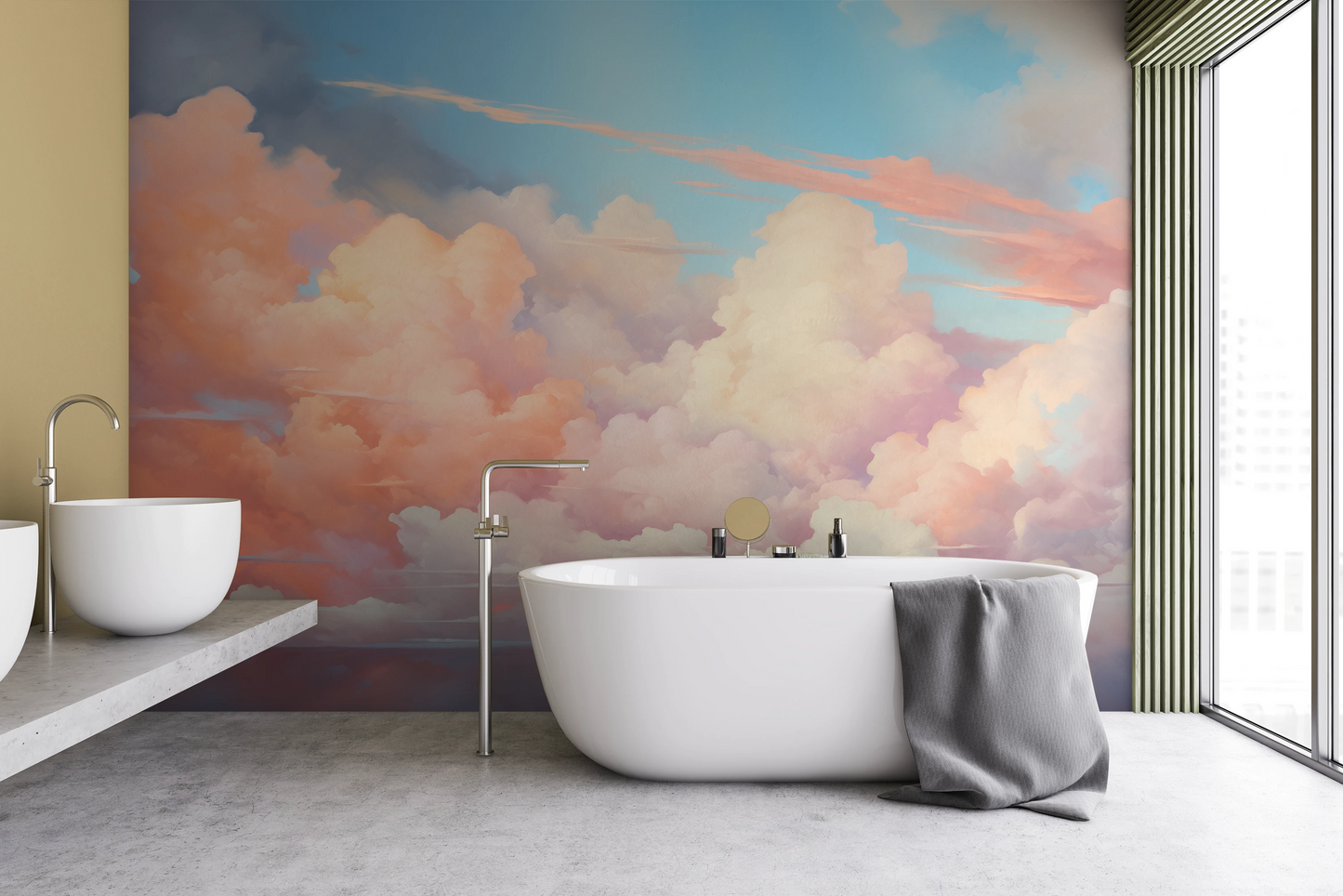 Fototapeta o nazwie Cotton Candy Skies użyta w aranzacji wnętrza.