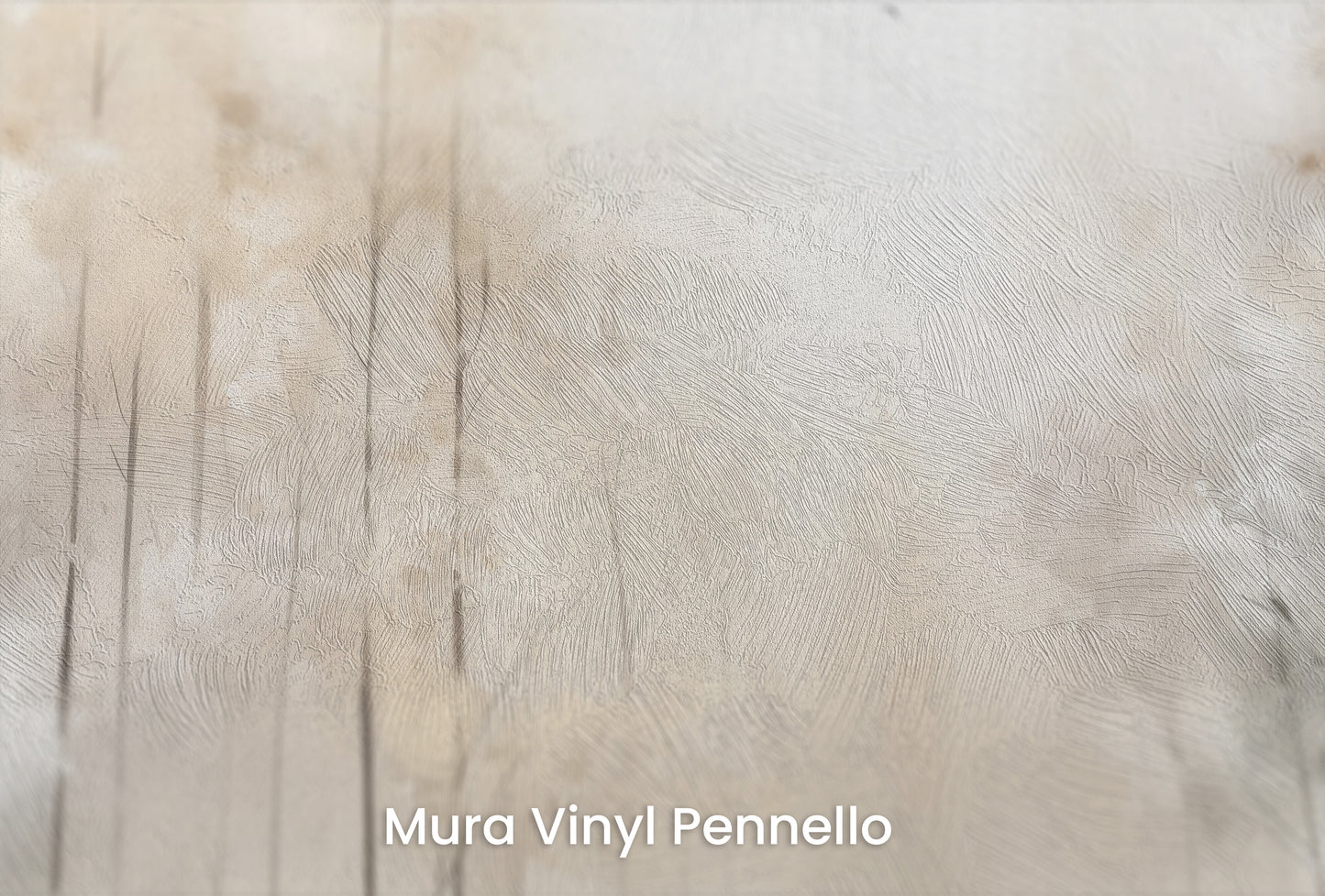 Zbliżenie na artystyczną fototapetę o nazwie MORNING'S FIRST FLIGHT MURAL na podłożu Mura Vinyl Pennello - faktura pociągnięć pędzla malarskiego.