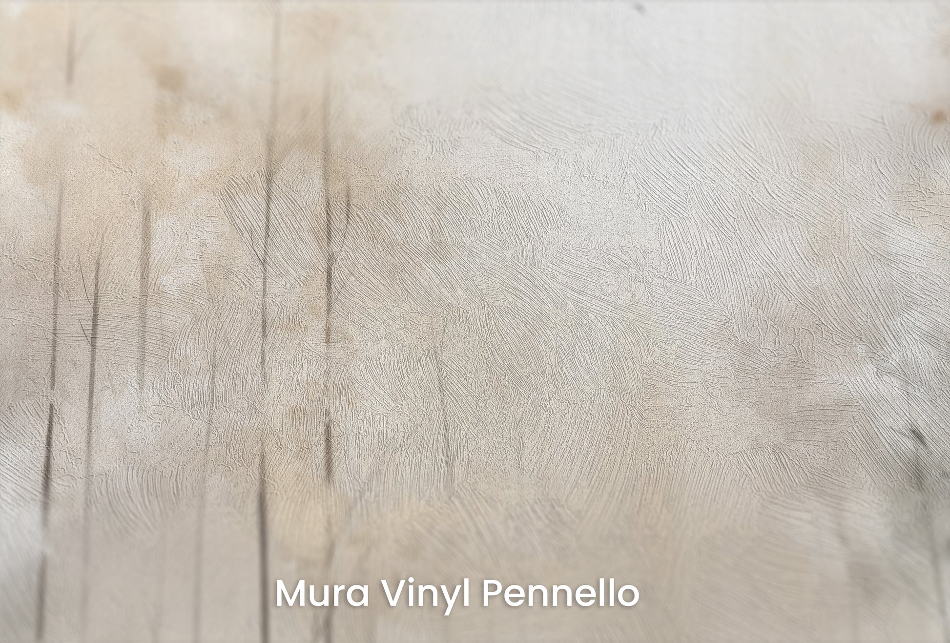 Zbliżenie na artystyczną fototapetę o nazwie MORNING'S FIRST FLIGHT MURAL na podłożu Mura Vinyl Pennello - faktura pociągnięć pędzla malarskiego.