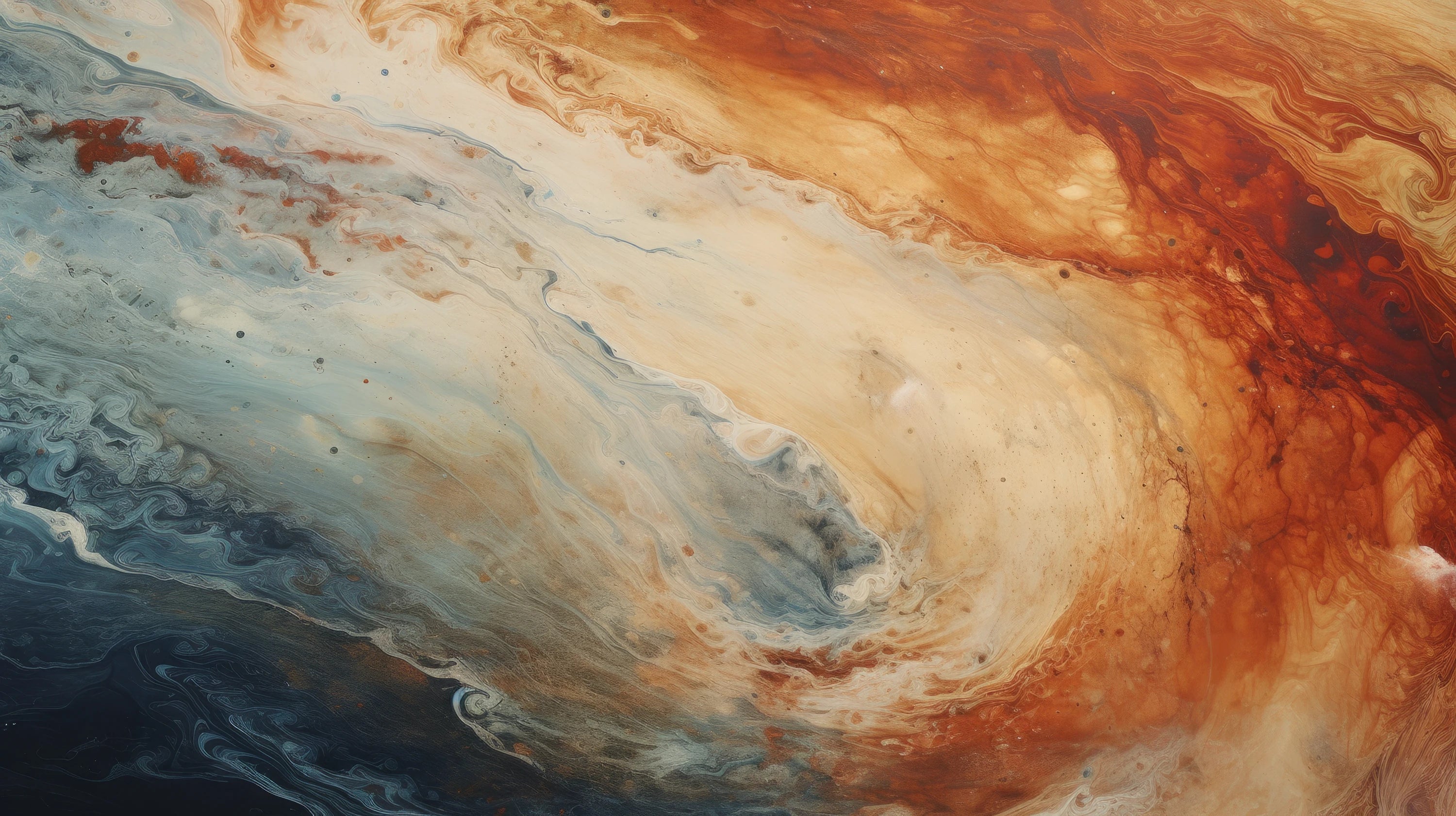 Podgląd wzoru: Prezentacja całego wzoru fototapety o nazwie Jupiter's Storm #2