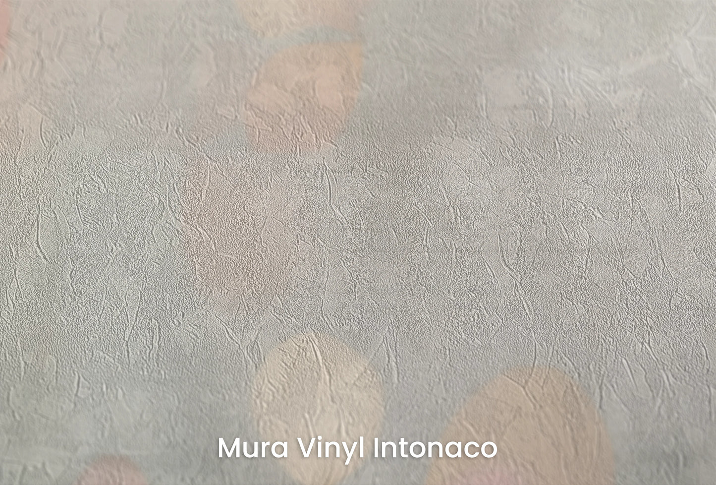 Zbliżenie na artystyczną fototapetę o nazwie Abstract Petals na podłożu Mura Vinyl Intonaco - struktura tartego tynku.