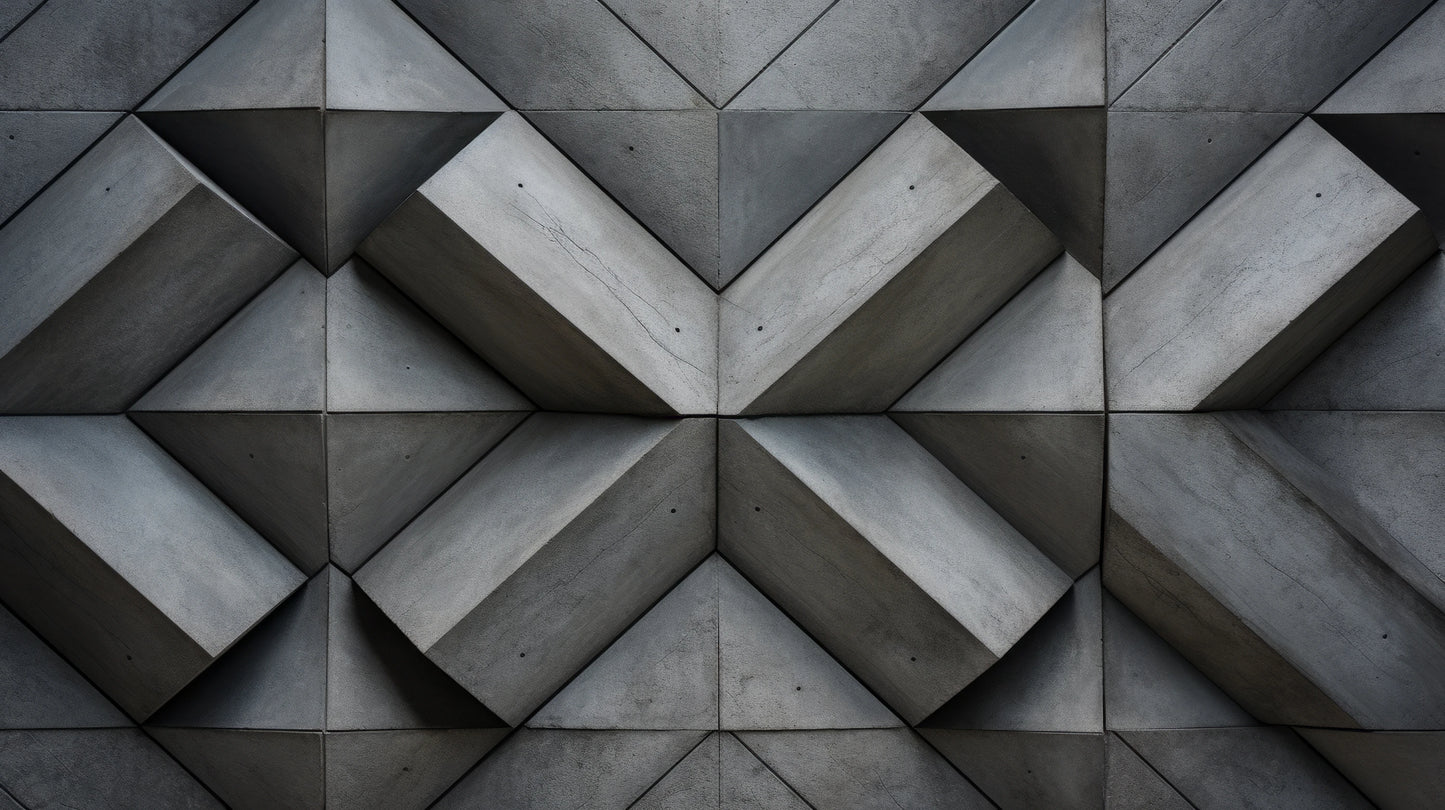 Prezentacja całego wzoru fototapety o nazwie Triangular Depth