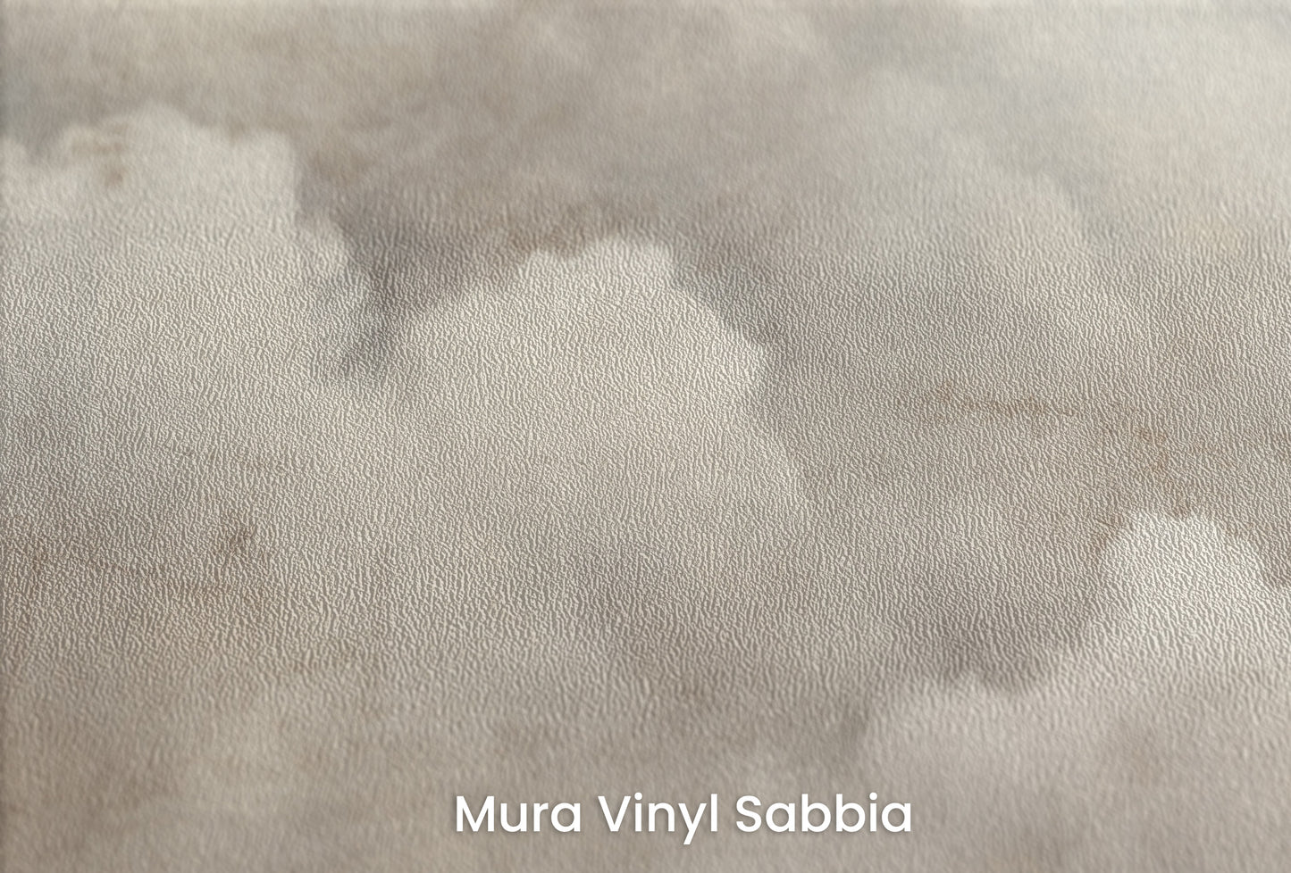 Zbliżenie na artystyczną fototapetę o nazwie TIMELESS VISTA CLOUDSCAPE na podłożu Mura Vinyl Sabbia struktura grubego ziarna piasku.