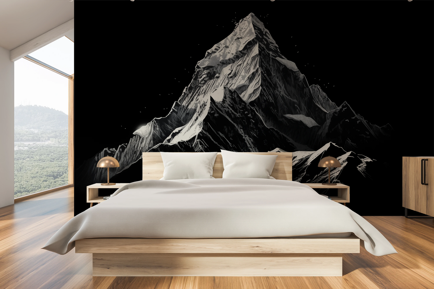 Fototapeta o nazwie Nocturnal Elegance użyta w aranzacji wnętrza.