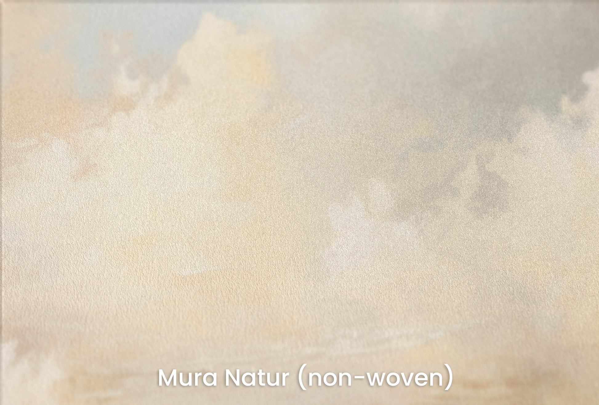 Zbliżenie na artystyczną fototapetę o nazwie GOLDEN HORIZON HAZE na podłożu Mura Natur (non-woven) - naturalne i ekologiczne podłoże.