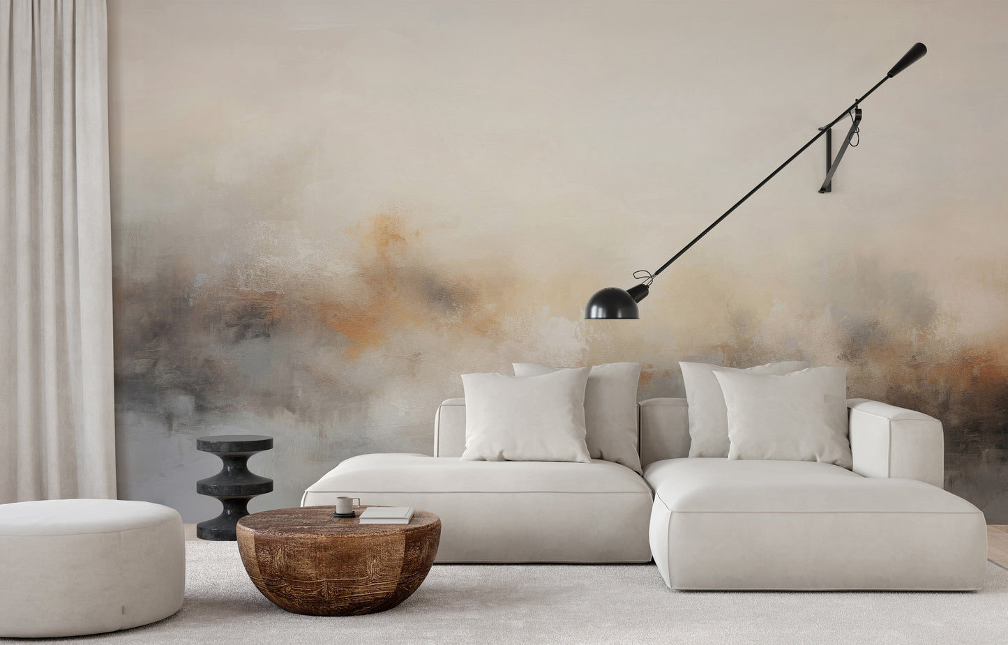 Fototapeta o nazwie GENTLE FROST MIST użyta w aranzacji wnętrza.