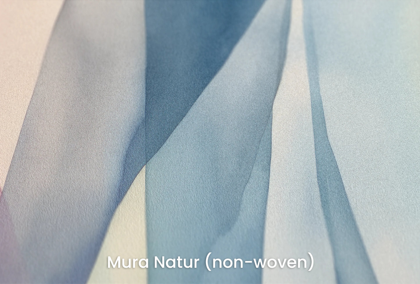 Zbliżenie na artystyczną fototapetę o nazwie Pastel Dreamscape na podłożu Mura Natur (non-woven) - naturalne i ekologiczne podłoże.