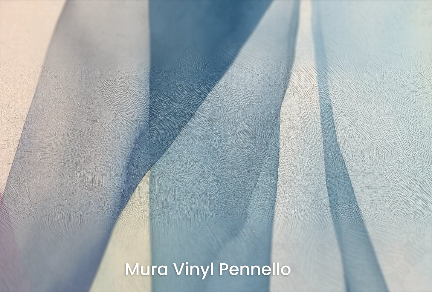 Zbliżenie na artystyczną fototapetę o nazwie Pastel Dreamscape na podłożu Mura Vinyl Pennello - faktura pociągnięć pędzla malarskiego.