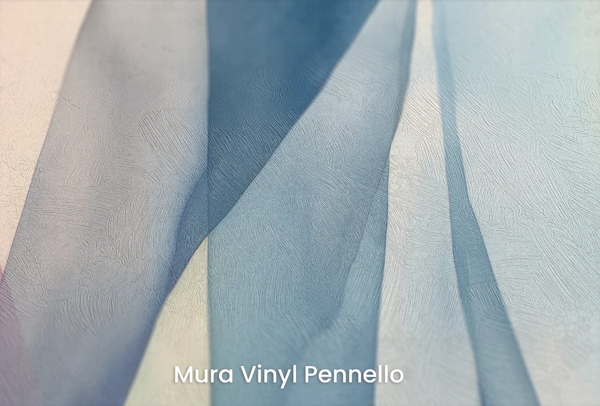 Zbliżenie na artystyczną fototapetę o nazwie Pastel Dreamscape na podłożu Mura Vinyl Pennello - faktura pociągnięć pędzla malarskiego.