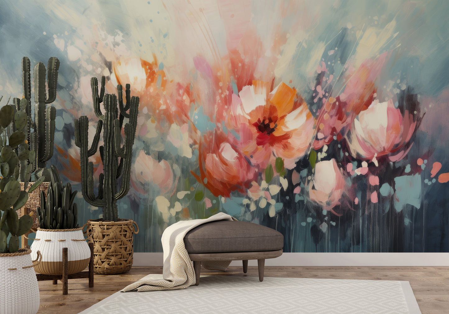 Fototapeta o nazwie Soft Petal Whispers użyta w aranzacji wnętrza.