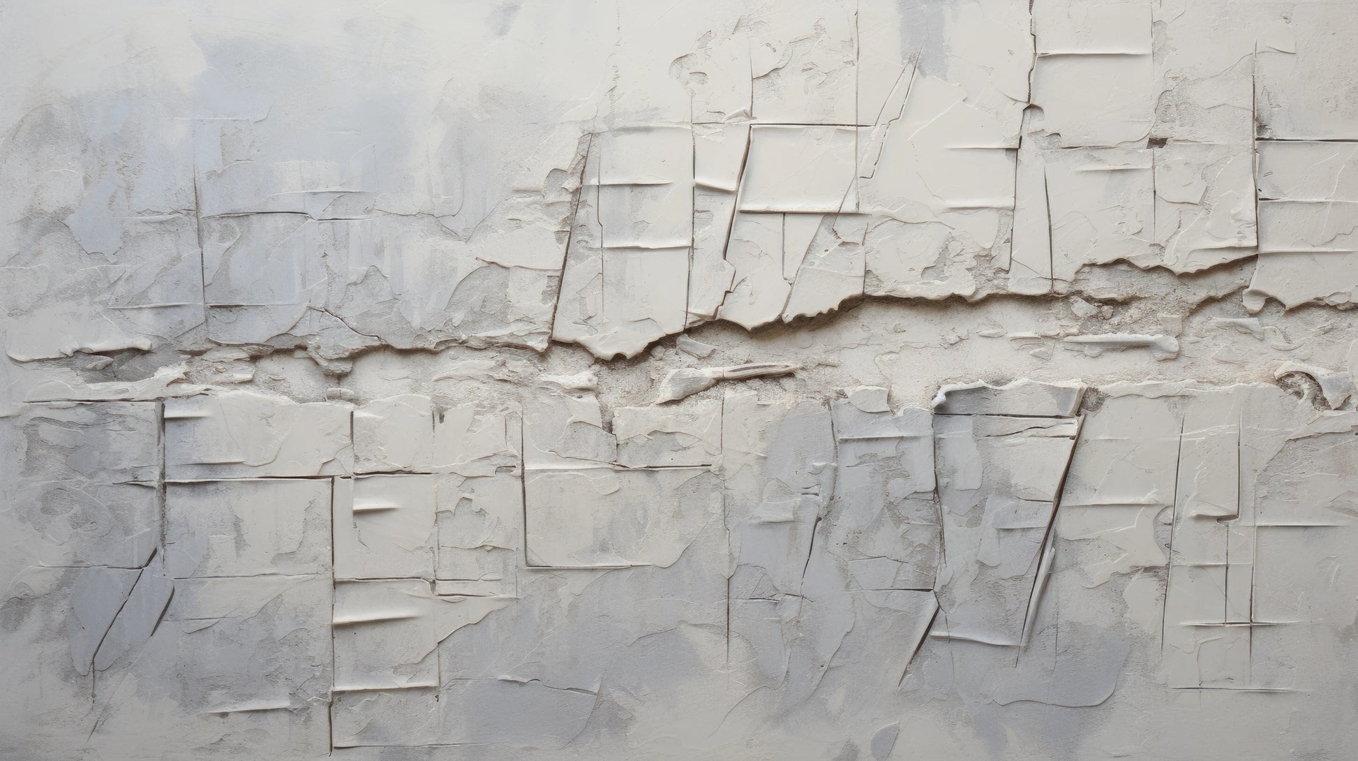 Prezentacja całego wzoru fototapety o nazwie Cracked Canvas