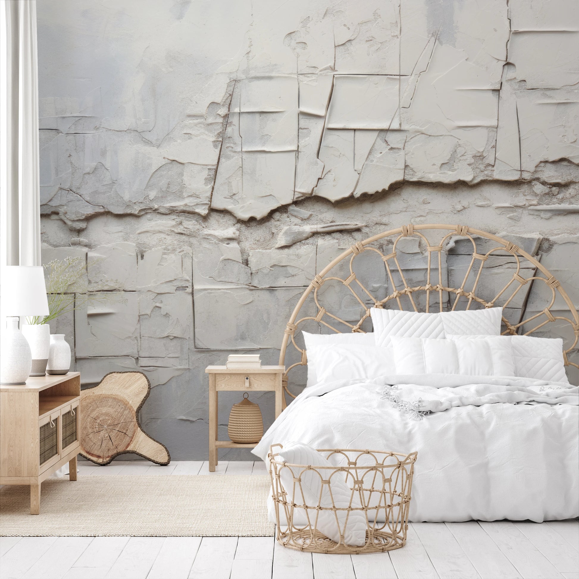 Fototapeta o nazwie Cracked Canvas użyta w aranzacji wnętrza.