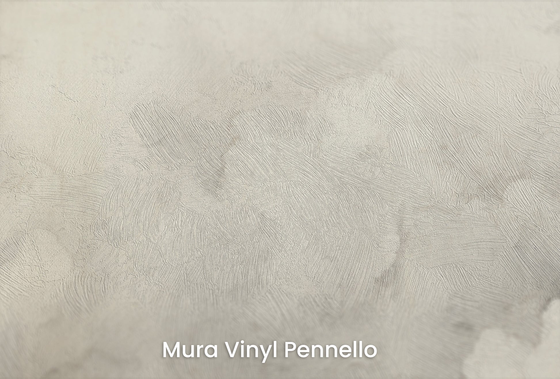 Zbliżenie na artystyczną fototapetę o nazwie CLOUDY WHISPER na podłożu Mura Vinyl Pennello - faktura pociągnięć pędzla malarskiego.
