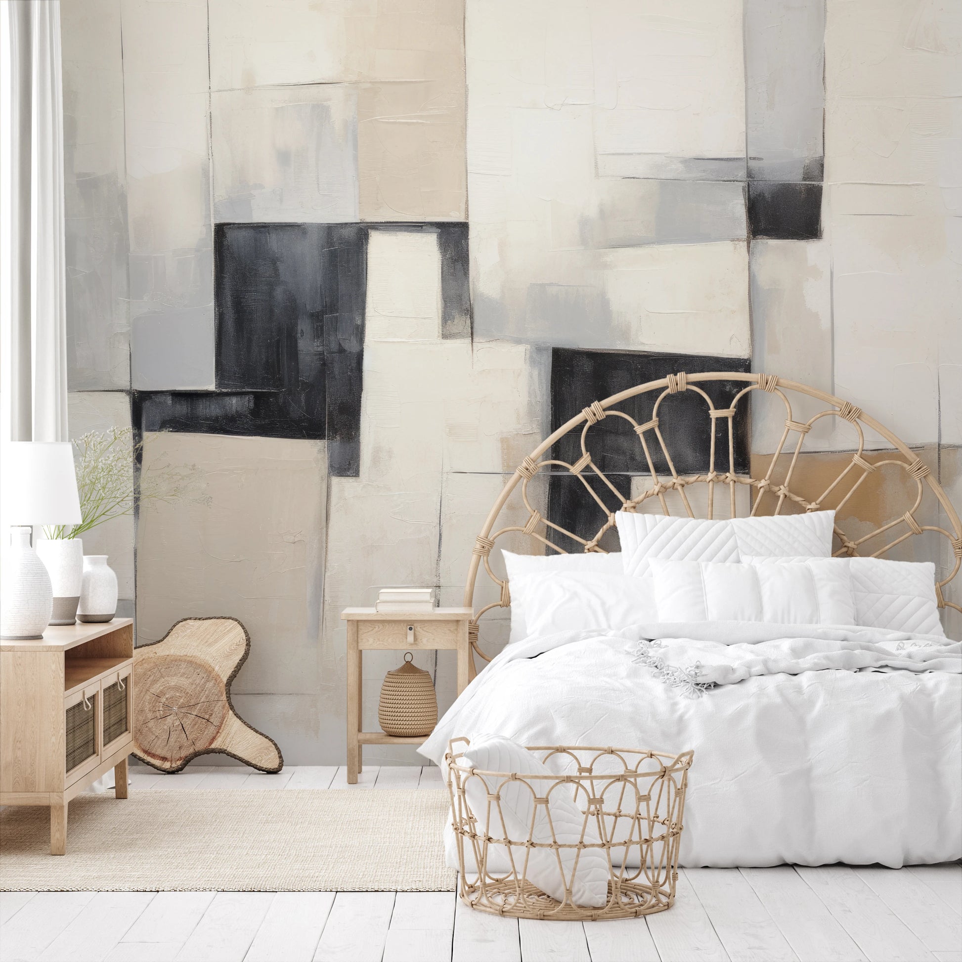 Fototapeta o nazwie Contemporary Patchwork użyta w aranzacji wnętrza.