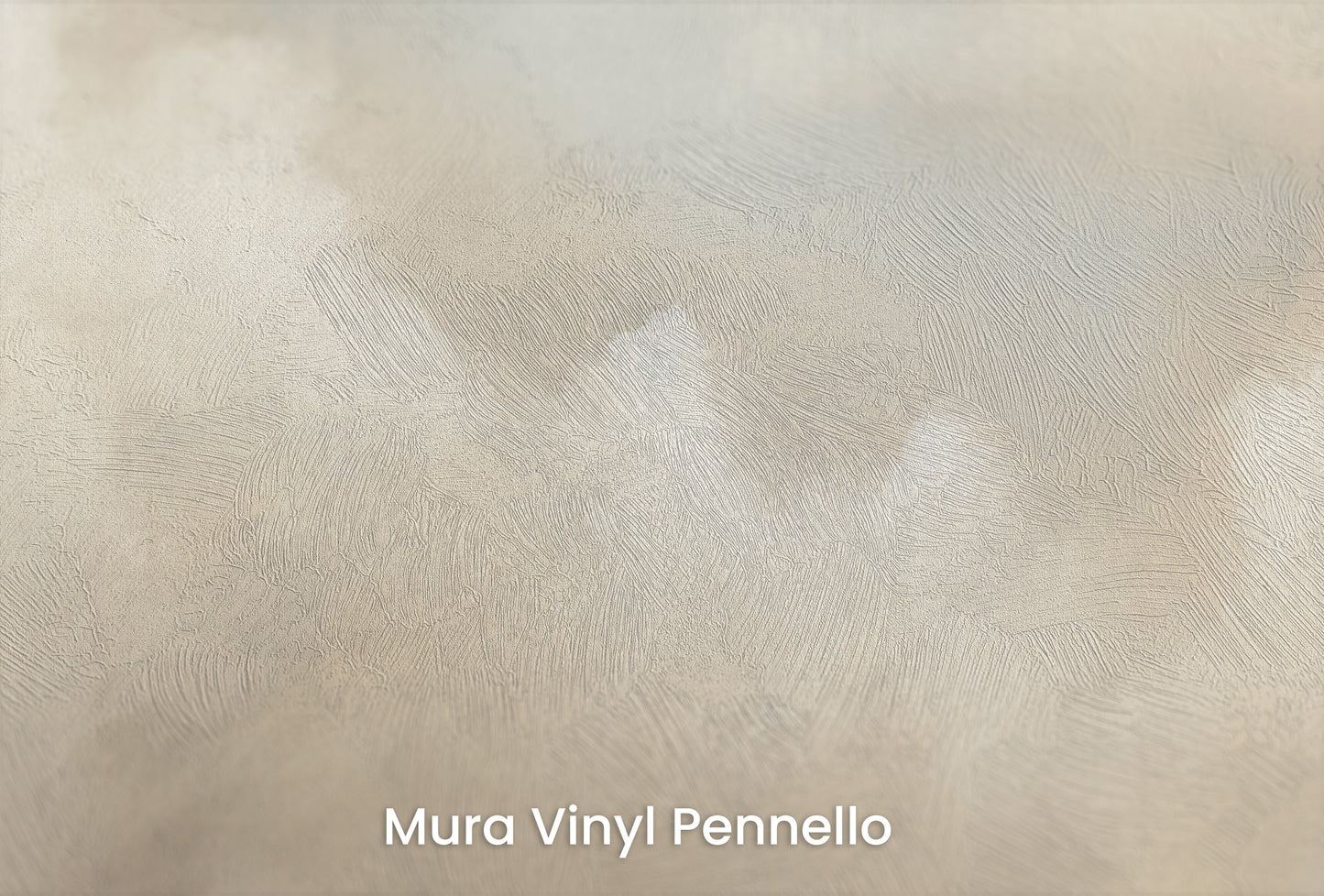 Zbliżenie na artystyczną fototapetę o nazwie HEAVENLY GLOW na podłożu Mura Vinyl Pennello - faktura pociągnięć pędzla malarskiego.