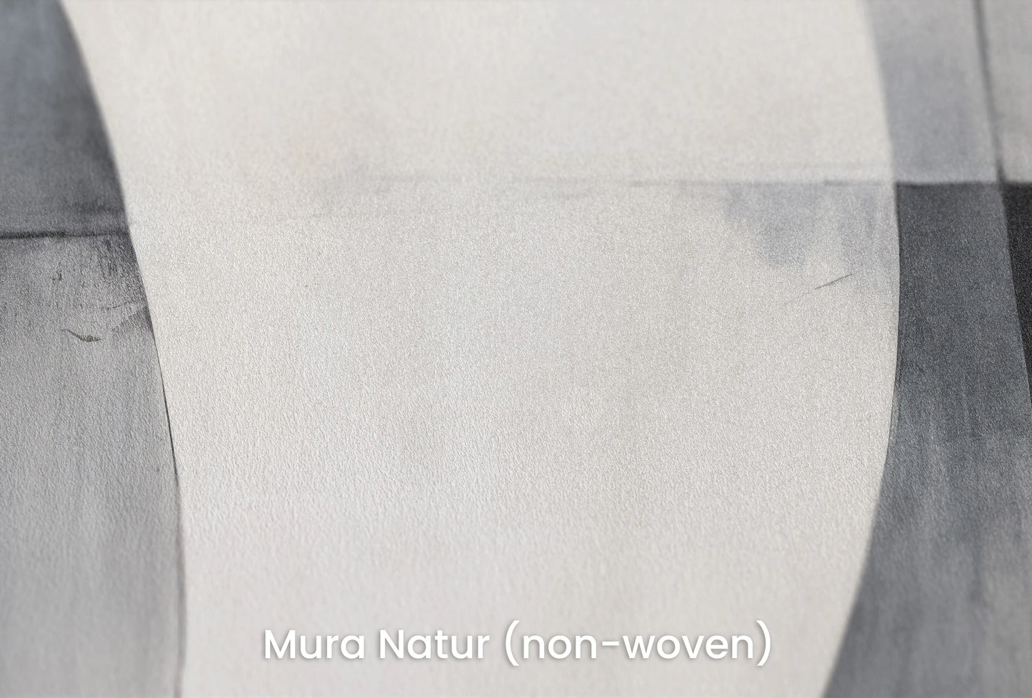 Zbliżenie na artystyczną fototapetę o nazwie Crescent Contrast na podłożu Mura Natur (non-woven) - naturalne i ekologiczne podłoże.
