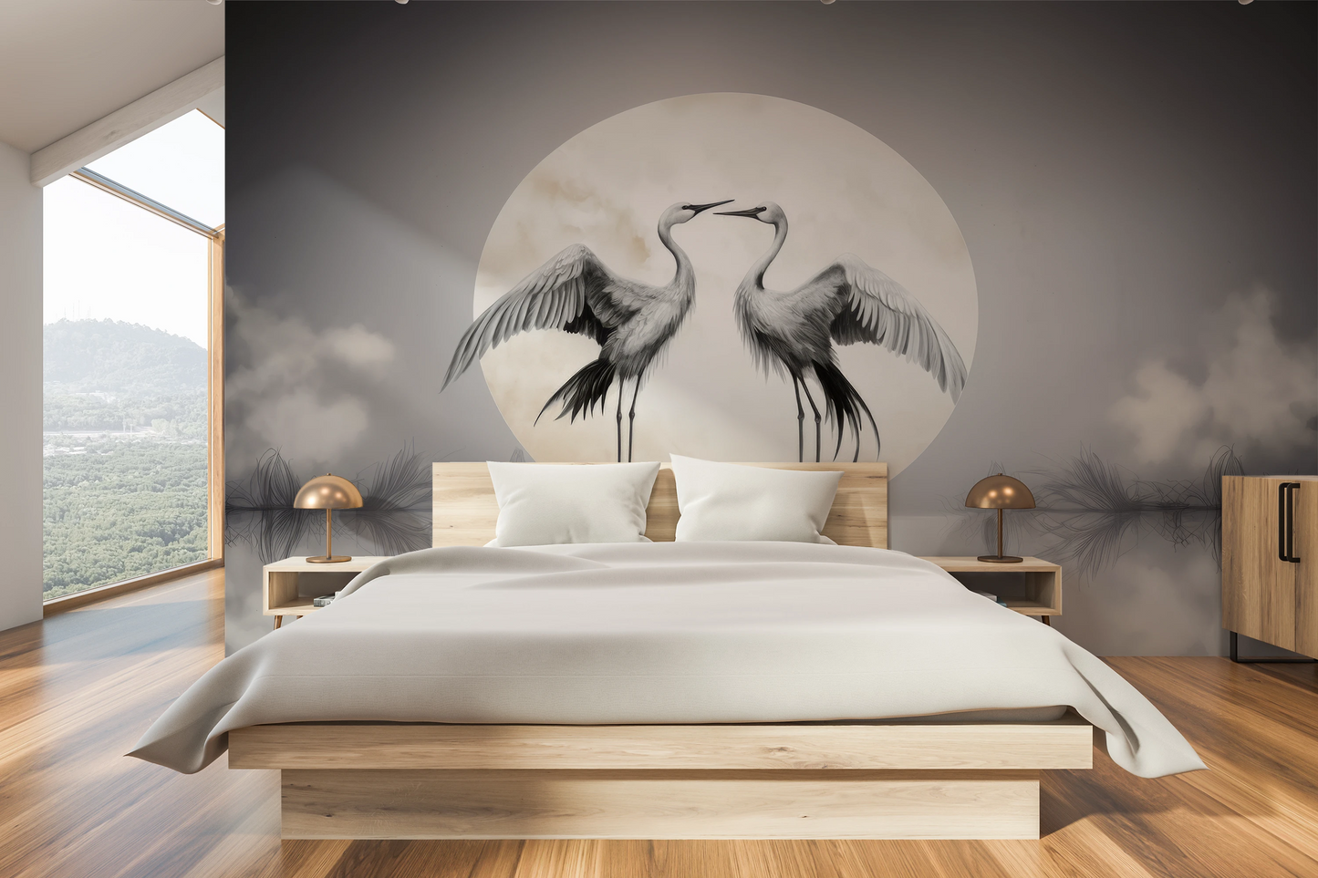 Fototapeta o nazwie Celestial Serenity użyta w aranzacji wnętrza.