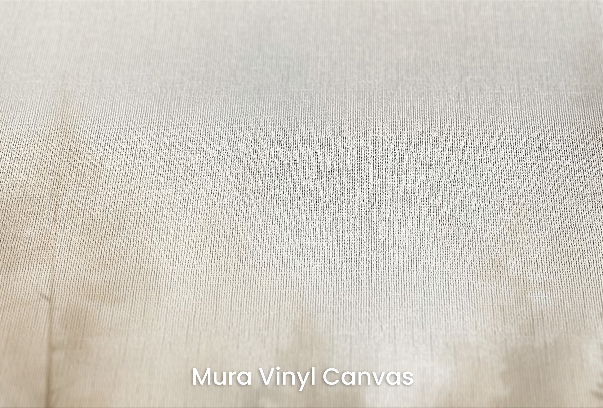 Zbliżenie na artystyczną fototapetę o nazwie FOREST DAWN MIST MURAL na podłożu Mura Vinyl Canvas - faktura naturalnego płótna.