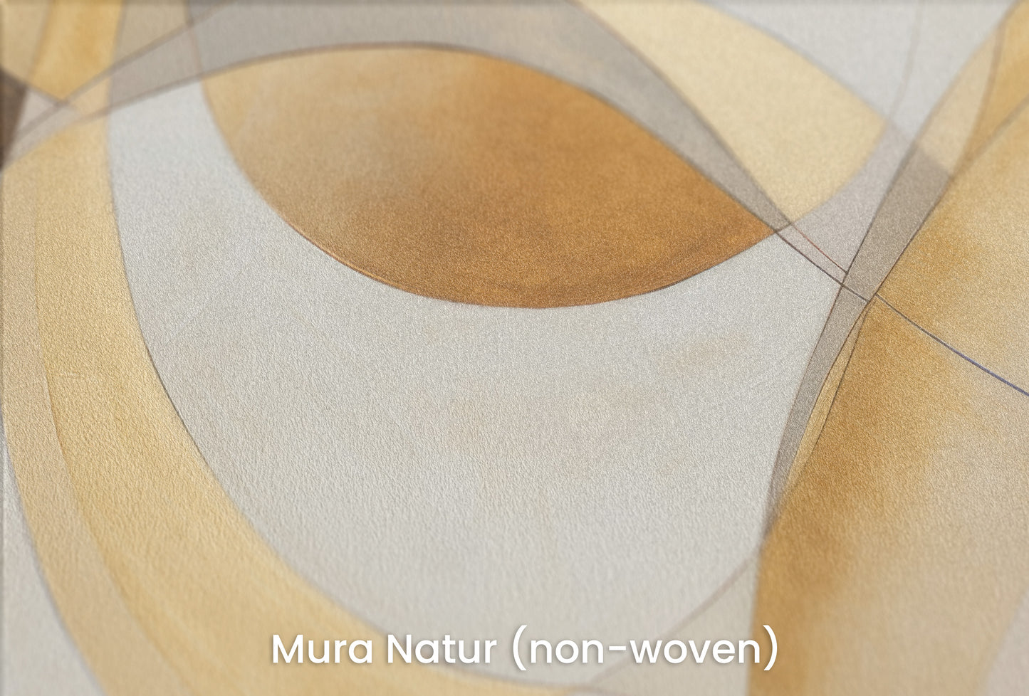 Zbliżenie na artystyczną fototapetę o nazwie SWIRLING SPECTRUM ELEGANCE na podłożu Mura Natur (non-woven) - naturalne i ekologiczne podłoże.