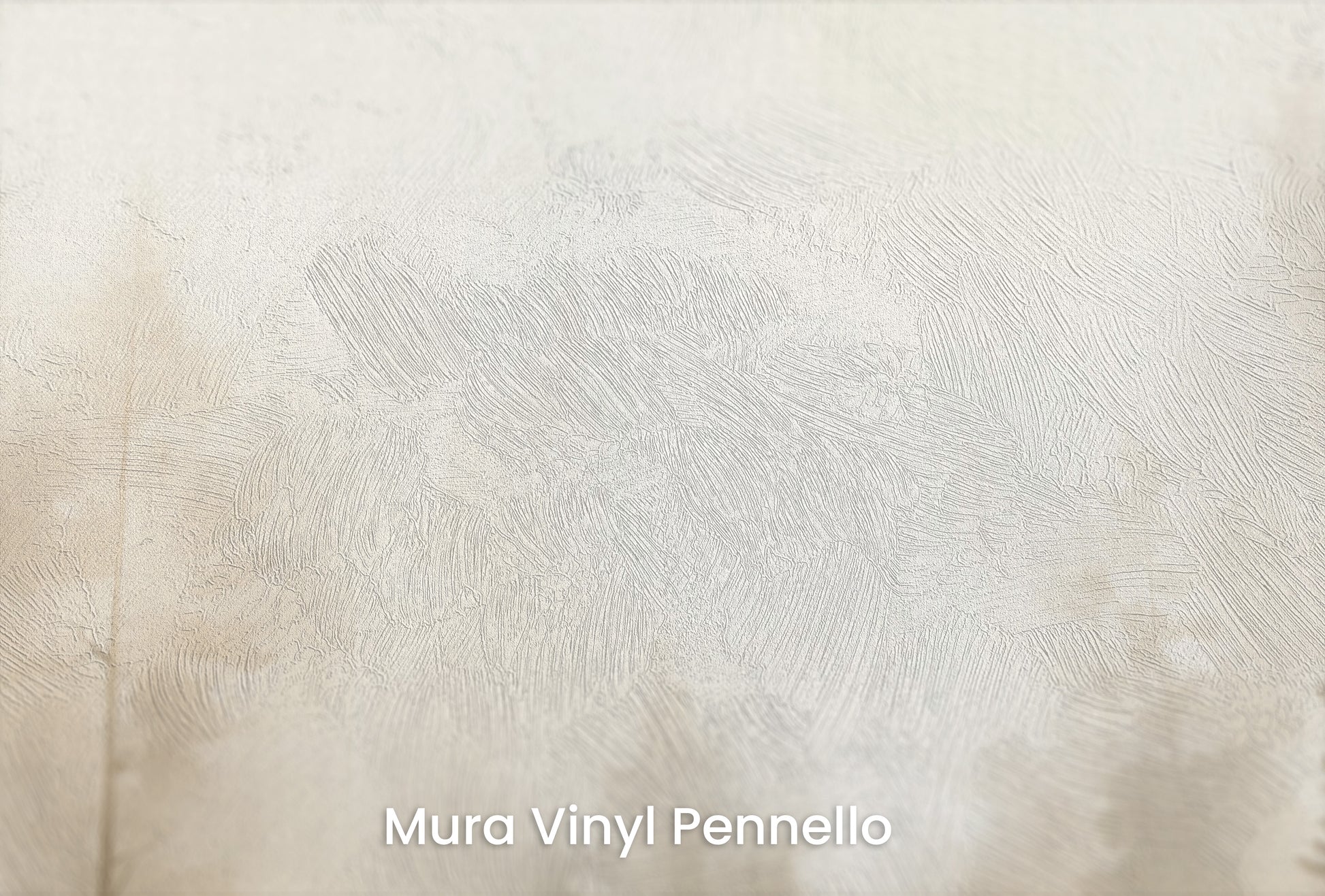 Zbliżenie na artystyczną fototapetę o nazwie FOREST DAWN MIST MURAL na podłożu Mura Vinyl Pennello - faktura pociągnięć pędzla malarskiego.