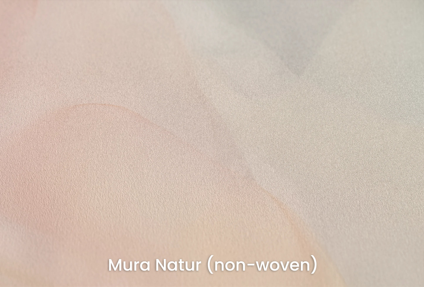 Zbliżenie na artystyczną fototapetę o nazwie Pastel Peaks na podłożu Mura Natur (non-woven) - naturalne i ekologiczne podłoże.