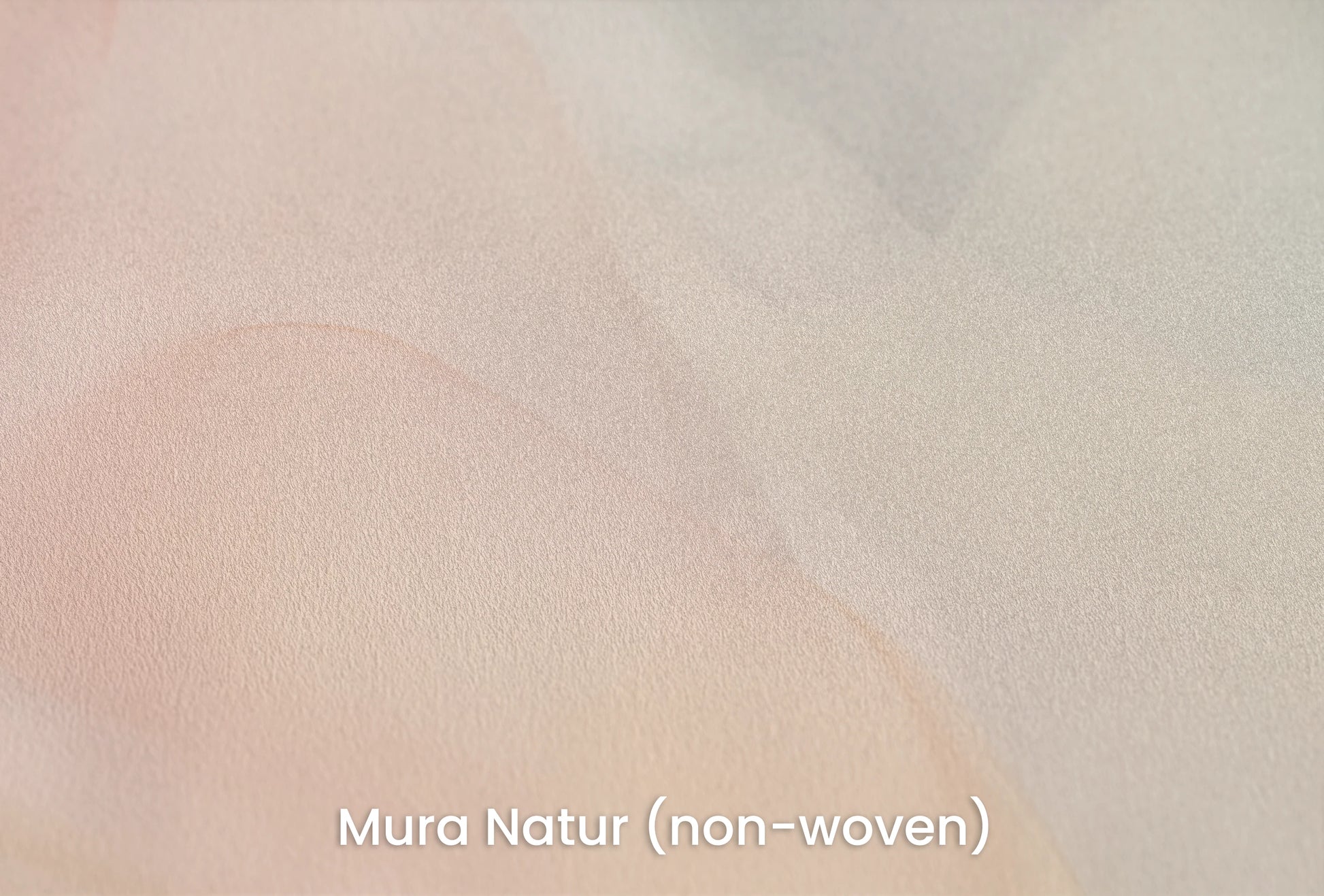Zbliżenie na artystyczną fototapetę o nazwie Pastel Peaks na podłożu Mura Natur (non-woven) - naturalne i ekologiczne podłoże.