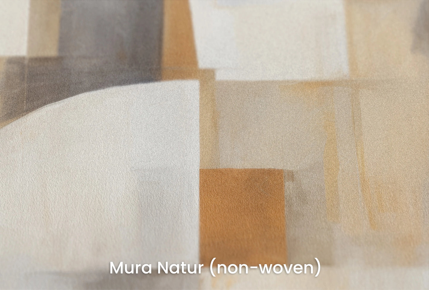 Zbliżenie na artystyczną fototapetę o nazwie Soft Complexity na podłożu Mura Natur (non-woven) - naturalne i ekologiczne podłoże.