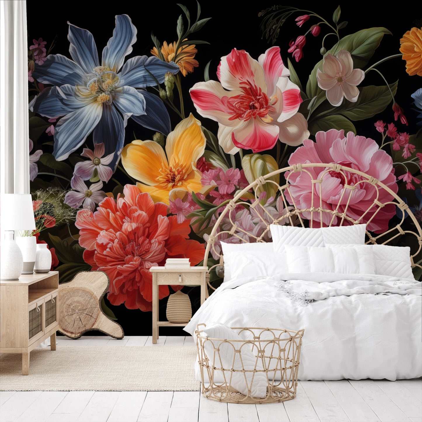 Fototapeta o nazwie Floral Tapestry użyta w aranzacji wnętrza.