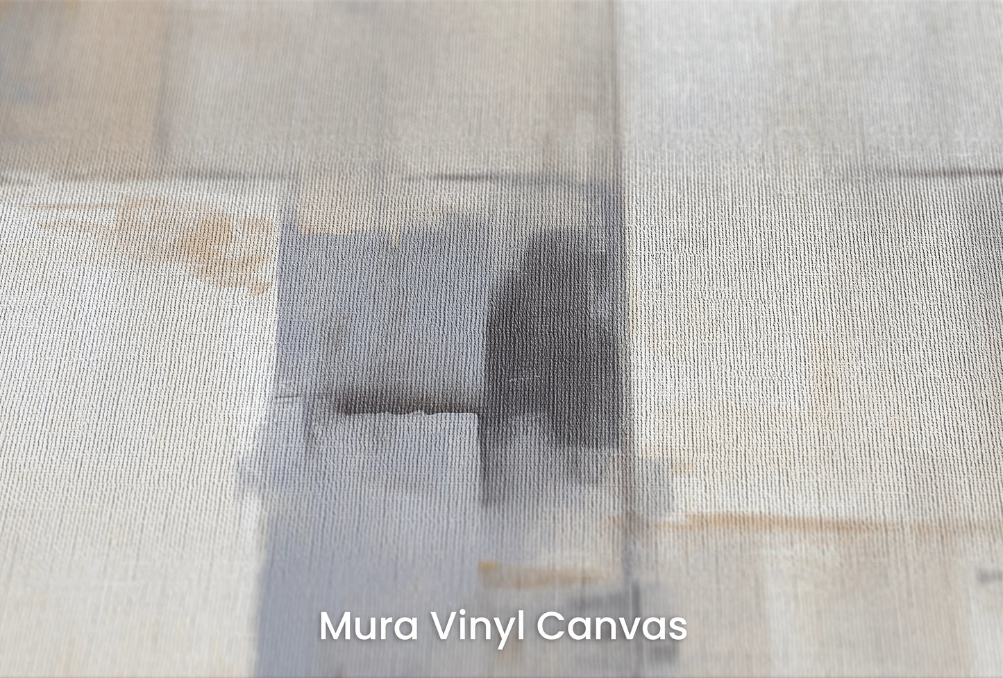 Zbliżenie na artystyczną fototapetę o nazwie Muted Tones na podłożu Mura Vinyl Canvas - faktura naturalnego płótna.