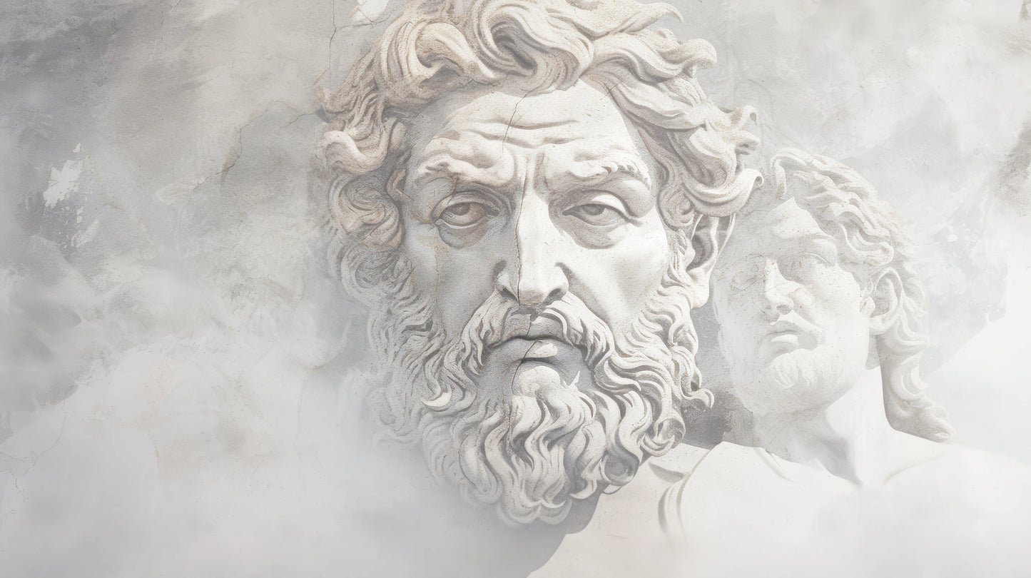 Prezentacja całego wzoru fototapety o nazwie Olympian Gaze