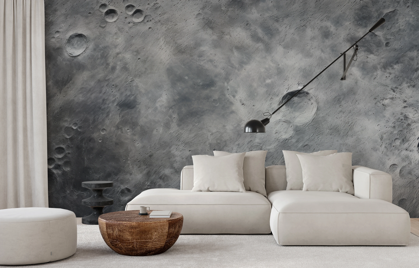 Fototapeta artystyczna o nazwie Martian Elegance pokazana w aranżacji wnętrza.