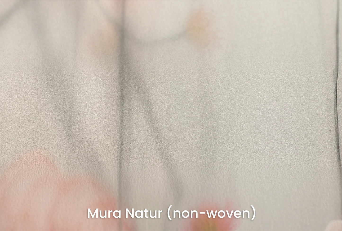 Zbliżenie na artystyczną fototapetę o nazwie Morning Blush na podłożu Mura Natur (non-woven) - naturalne i ekologiczne podłoże.