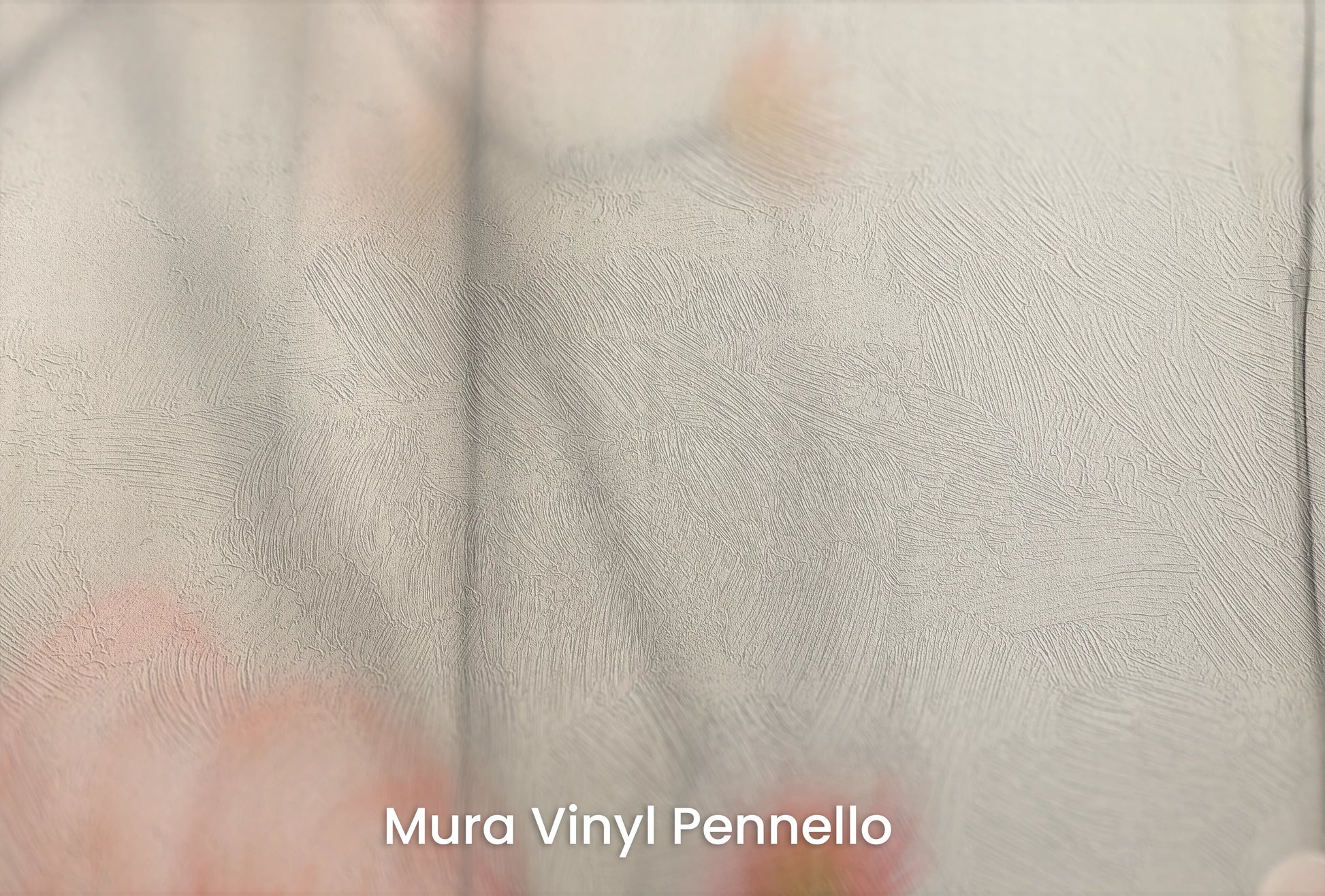 Zbliżenie na artystyczną fototapetę o nazwie Morning Blush na podłożu Mura Vinyl Pennello - faktura pociągnięć pędzla malarskiego.